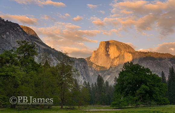 Half Dome, Spring Glow