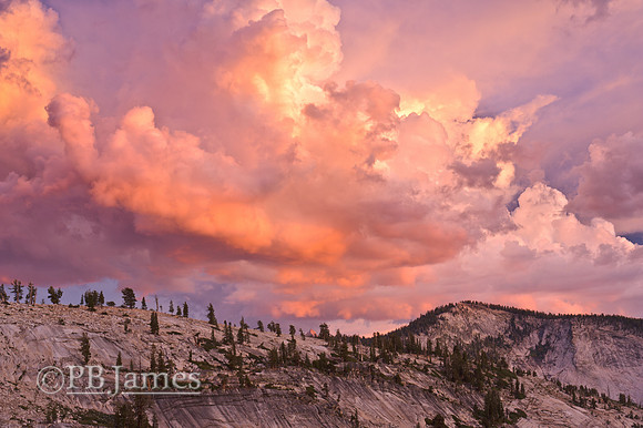 Thunderheads Ignite Over Sierra Ridges
