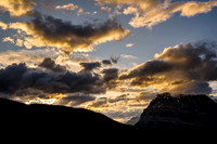 Golden Clouds Encircle Mount Wilson